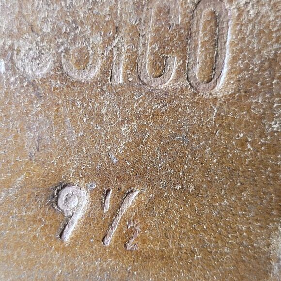 Messico Men's Size 9.5 Oxford Derby  Gray  Leather Camo Shoes - Picture 10 of 11